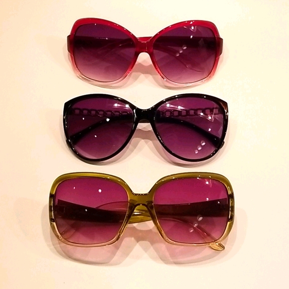 None Accessories - 3 sunglasses, lot, oversized